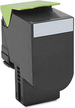 Lexmark 80C0H10 тонерный картридж Подлинный Черный 1 шт