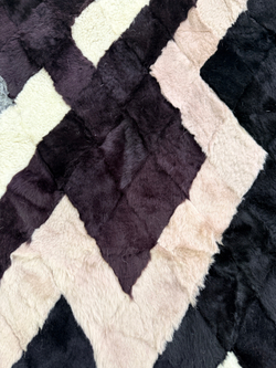 Покрывало меховое ковер из шкуры овчины