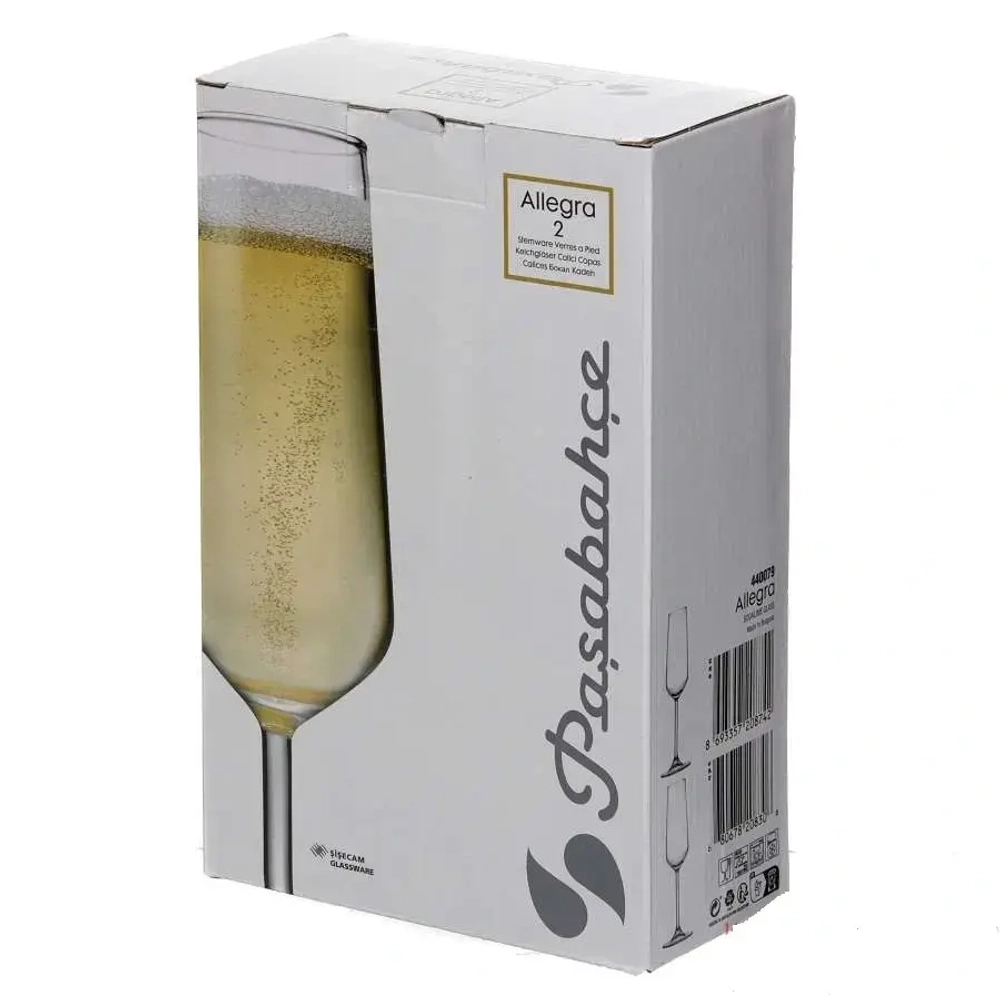 Набор бокалов для шампанского 2шт 195мл «Аллегра» 440079B/