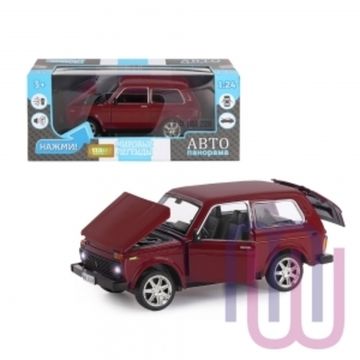 МОДЕЛЬ МАШИНЫ 1/22 ВАЗ 21214 БОРДОВЫЙ