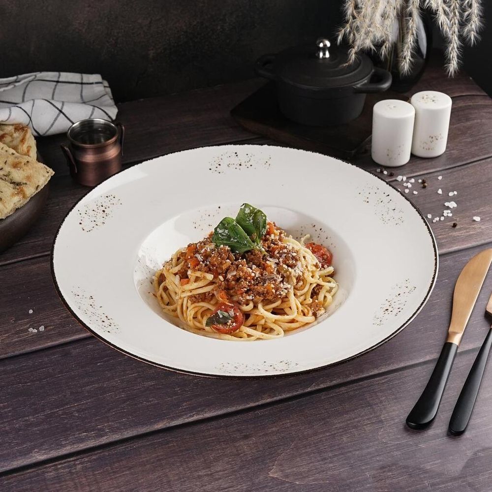 Тарелка глубокая 450 мл d 31 см h6,5 см   Noble [1]