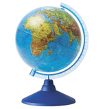 Физический глобус диаметром 150 мм.