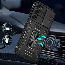 Чехол Safe Case с кольцом и защитой камеры для Samsung Galaxy S25