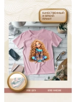 Термонаклейка на одежду, термопринт Кудряшка