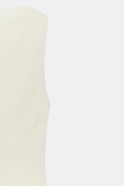 ZARA ТОП С ВЫРЕЗОМ ЛОДОЧКОЙ, ЭКРЮ