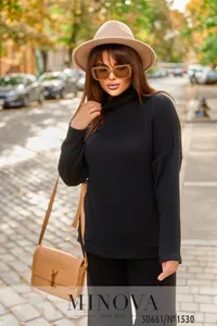 Костюм 1530-черный Minova