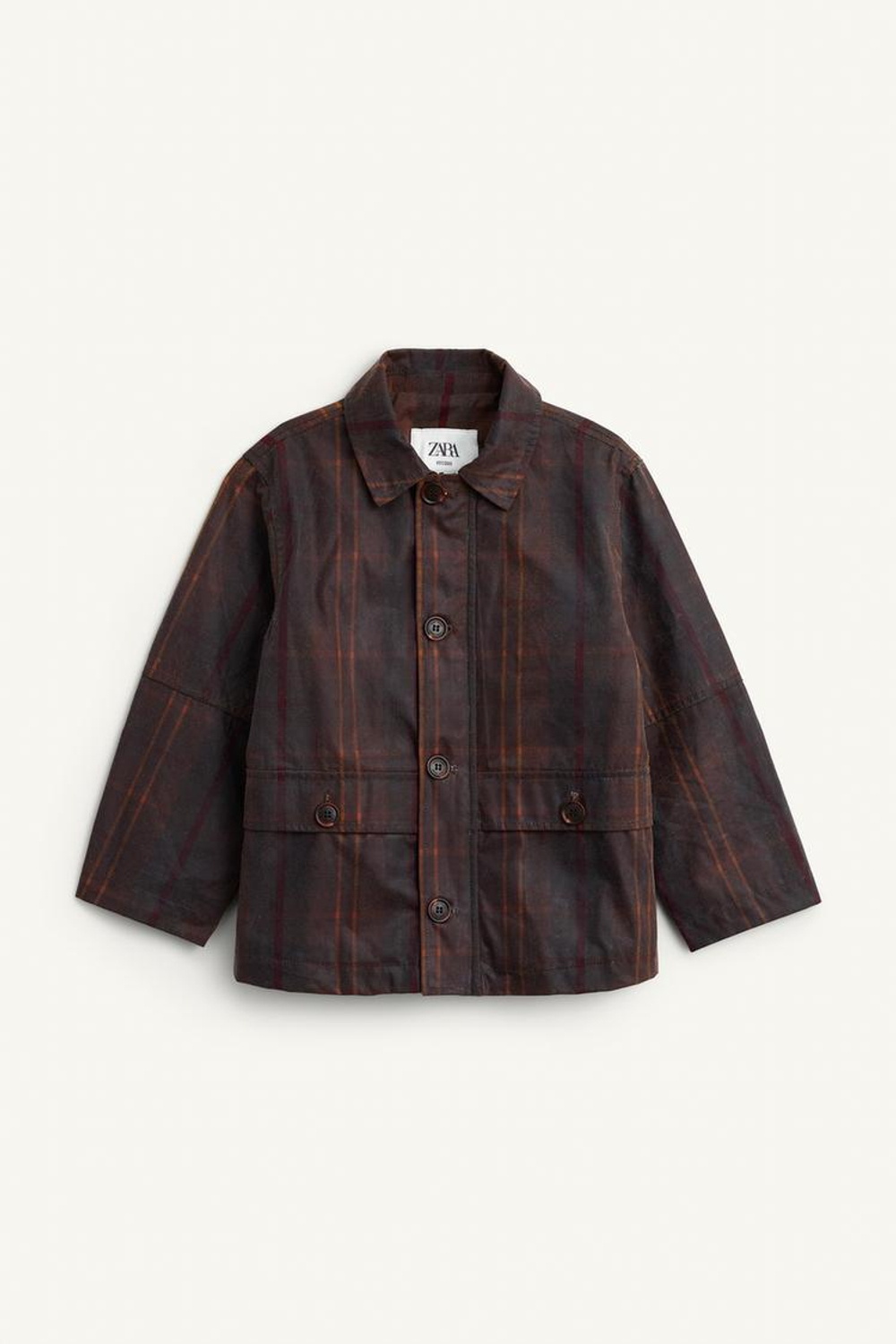 ZARA КУРТКА С КОНТРАСТНОЙ ОТДЕЛКОЙ, РАЗНОЦВЕТНЫЙ