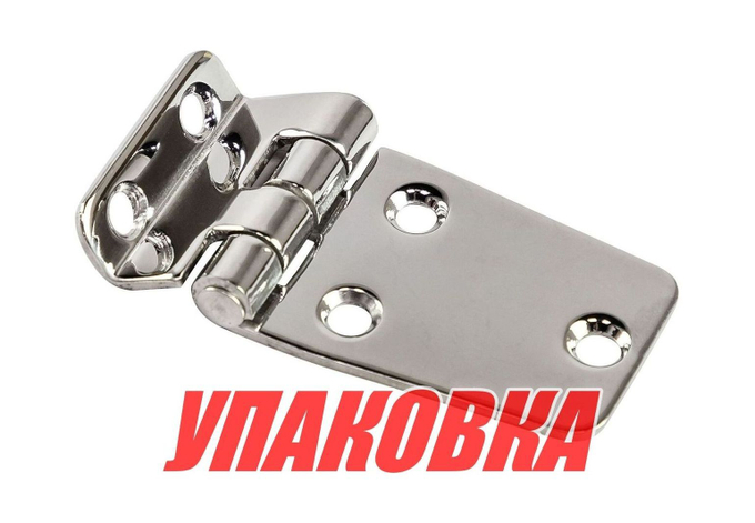 Петля 65х38х2х10 мм нержавеющая (упаковка из 30 шт.)
