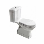 Унитаз напольный Kerasan Retro 1012 с бачком 1081 Белый/кнопка хром