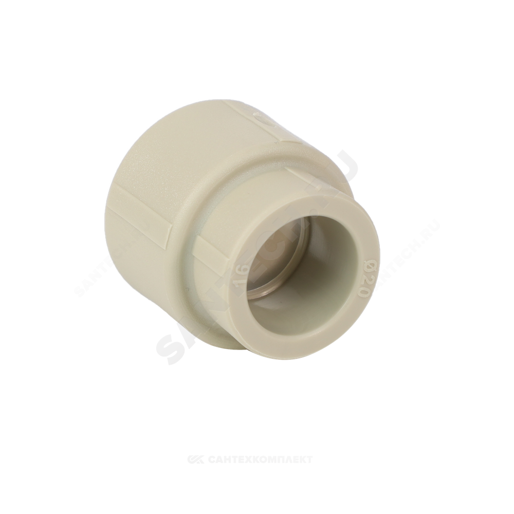 Муфта PP-R переходная серая Дн 25х20 внутренняя пайка VALFEX 10012520Г