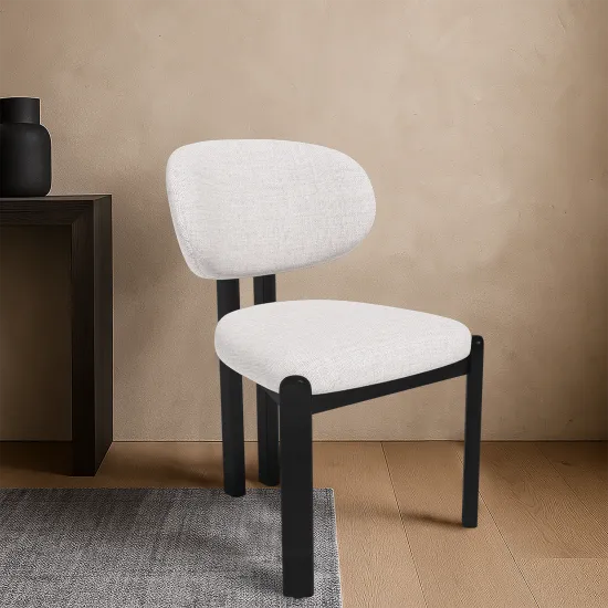 Стул Galloti, бук черный, рогожка wellton 000