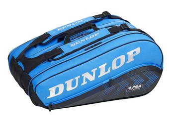Сумка теннисная Dunlop D SAC FX PSA 12 RKT Termo - black/blue