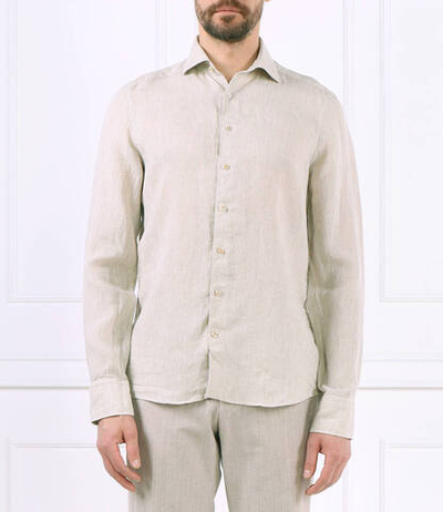 Льняная рубашка Stenstr\u00f6ms - бежевый(774721 7970)