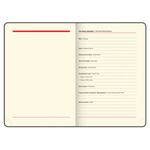 Ежедневник недатированный А5 138х213 мм BRAUBERG "Status", под кожу, 160 л., темно-синий, 113362