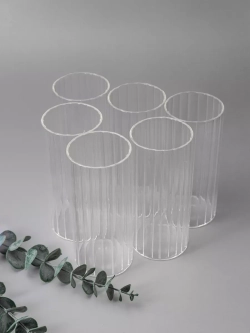 Набор рифленых стаканов, 400 мл. 6 шт.