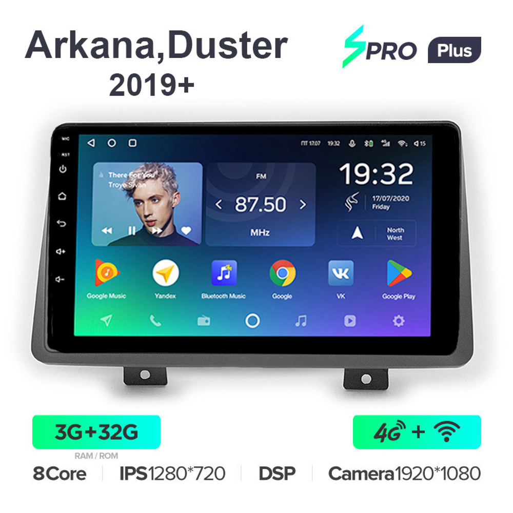 Teyes SPRO Plus 10,2"для Renault Arkana, Duster 2019+