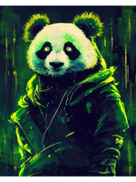 Картина по номерам 40х50см "Модная панда" (Арт. ХК-6866)