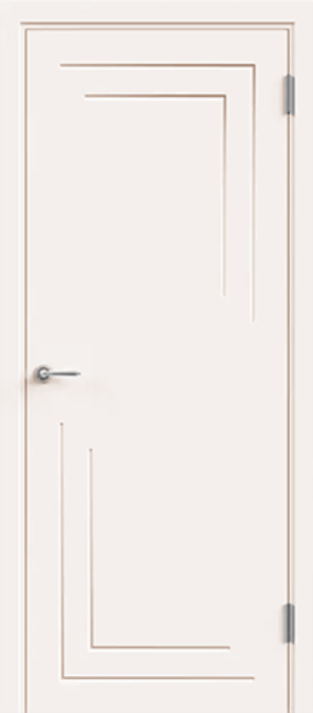 Межкомнатная дверь Velldoris Geometry 1 PG Эмаль слоновая кость