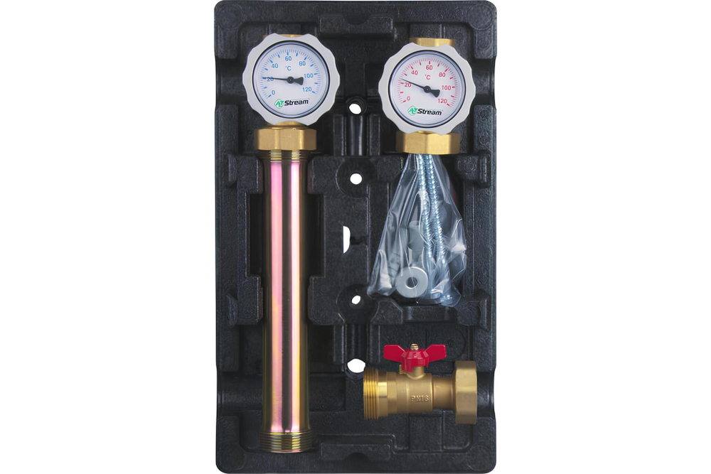 Группа быстрого монтажа ALTSTREAM DN25 прямая, без насоса 1 1/2" НР