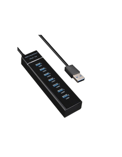 KS-is KS-568 USB хаб 7 x USB 2.0 F в USB 3.0 Type A M с БП