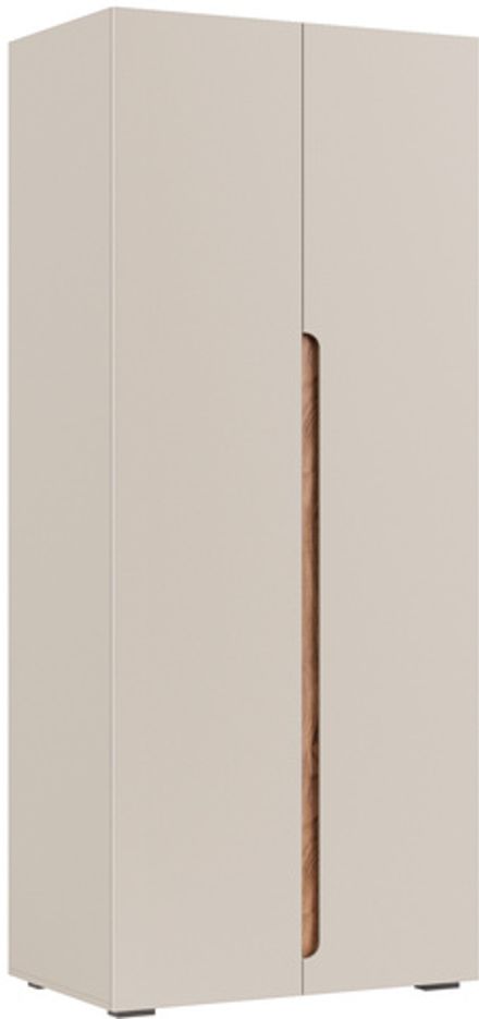 Коллекция Валенсия Шкаф 2 х створчатый комб. ПРАВЫЙ (600)  Кашемир/Софт Сантьяго (набор)