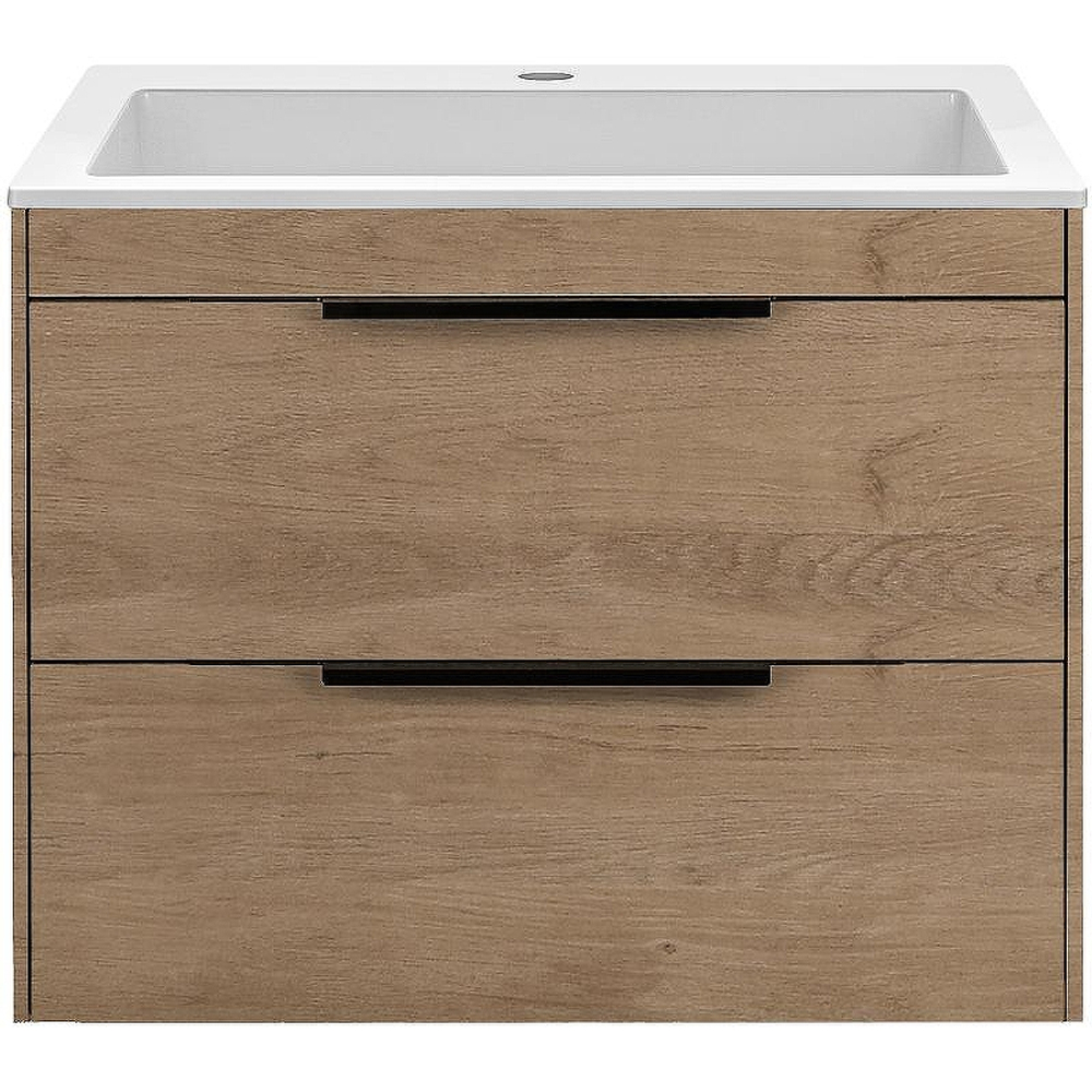 Тумба под раковину Vincea Chiara 2D 60 VMC-2C2600NO подвесная N.Oak