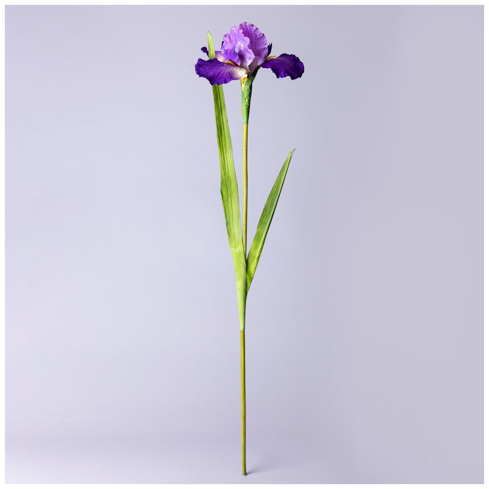 ЦВЕТОК ИСКУССТВЕННЫЙ "ИРИС" ВЫСОТА=95СМ. (МАЛ=24 ШТ/КОР=96ШТ.)