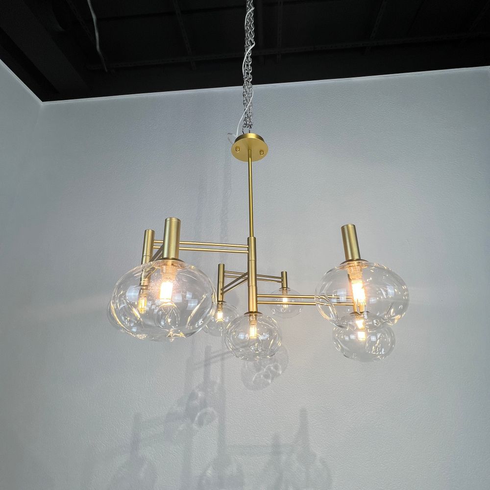 Люстра на штанге TEMPER L7 Gold