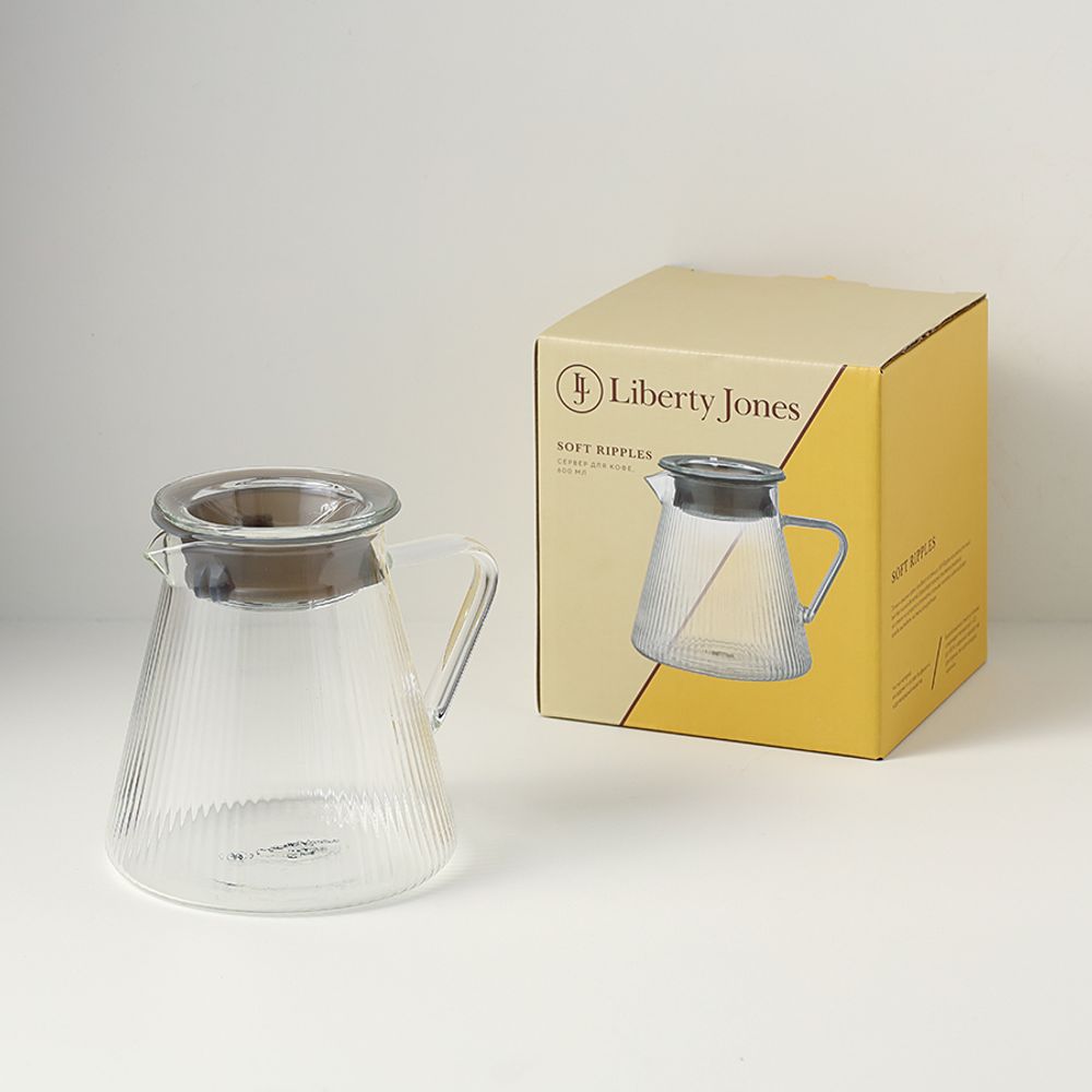 Сервер для кофе Soft Ripples, 600 мл