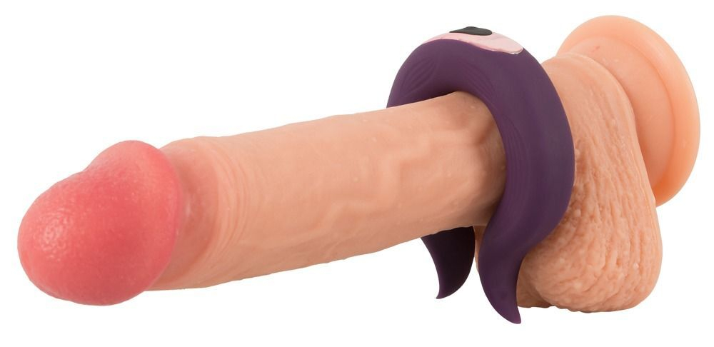 Вибратор для пар Two Motors Couple’s Ring в форме кольца (Цвет: фиолетовый)