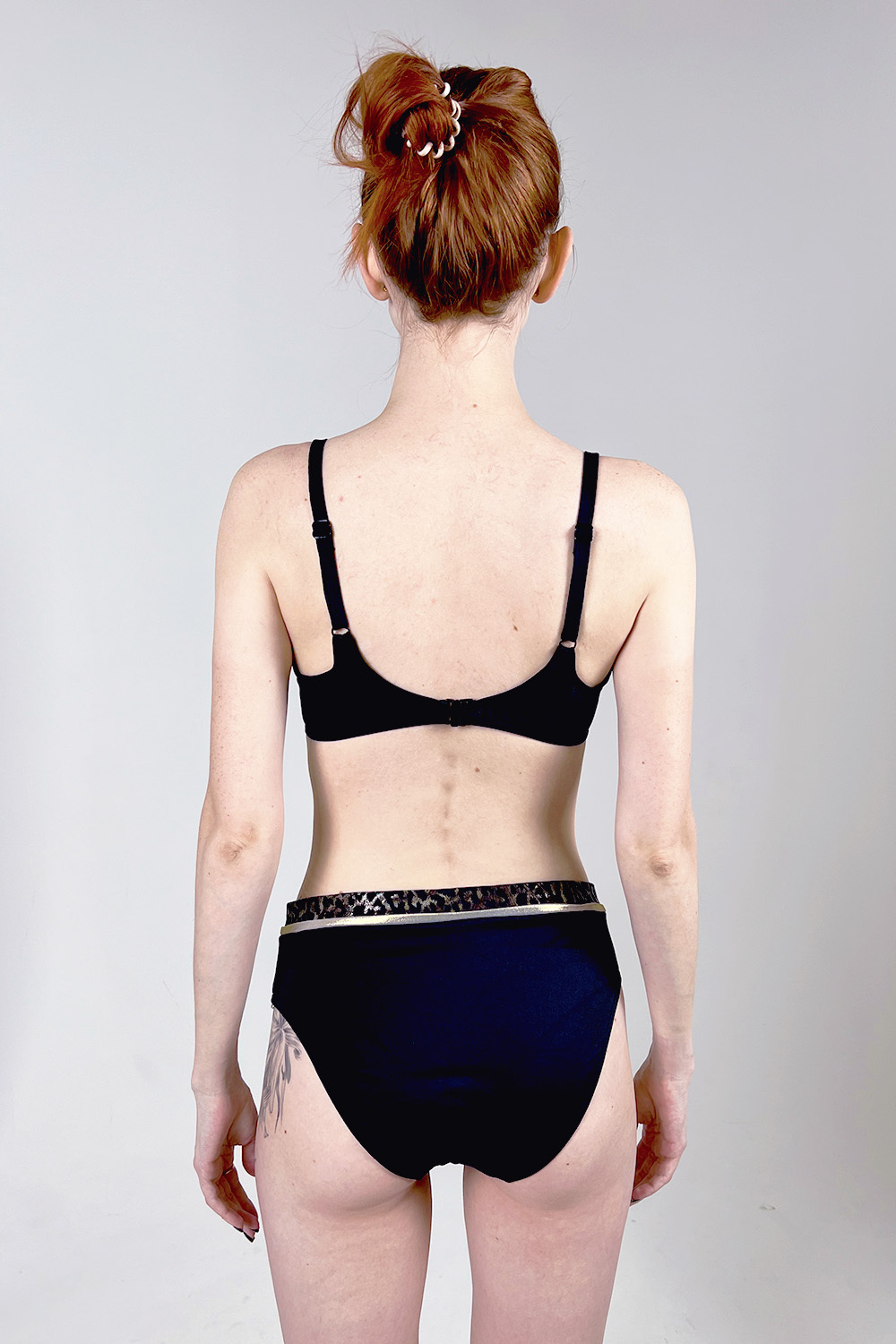 Купальник 518 Braga Exclusive Black-Gold Aquarilla