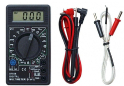 Мультиметр цифровой (тестер) DT-838, черный