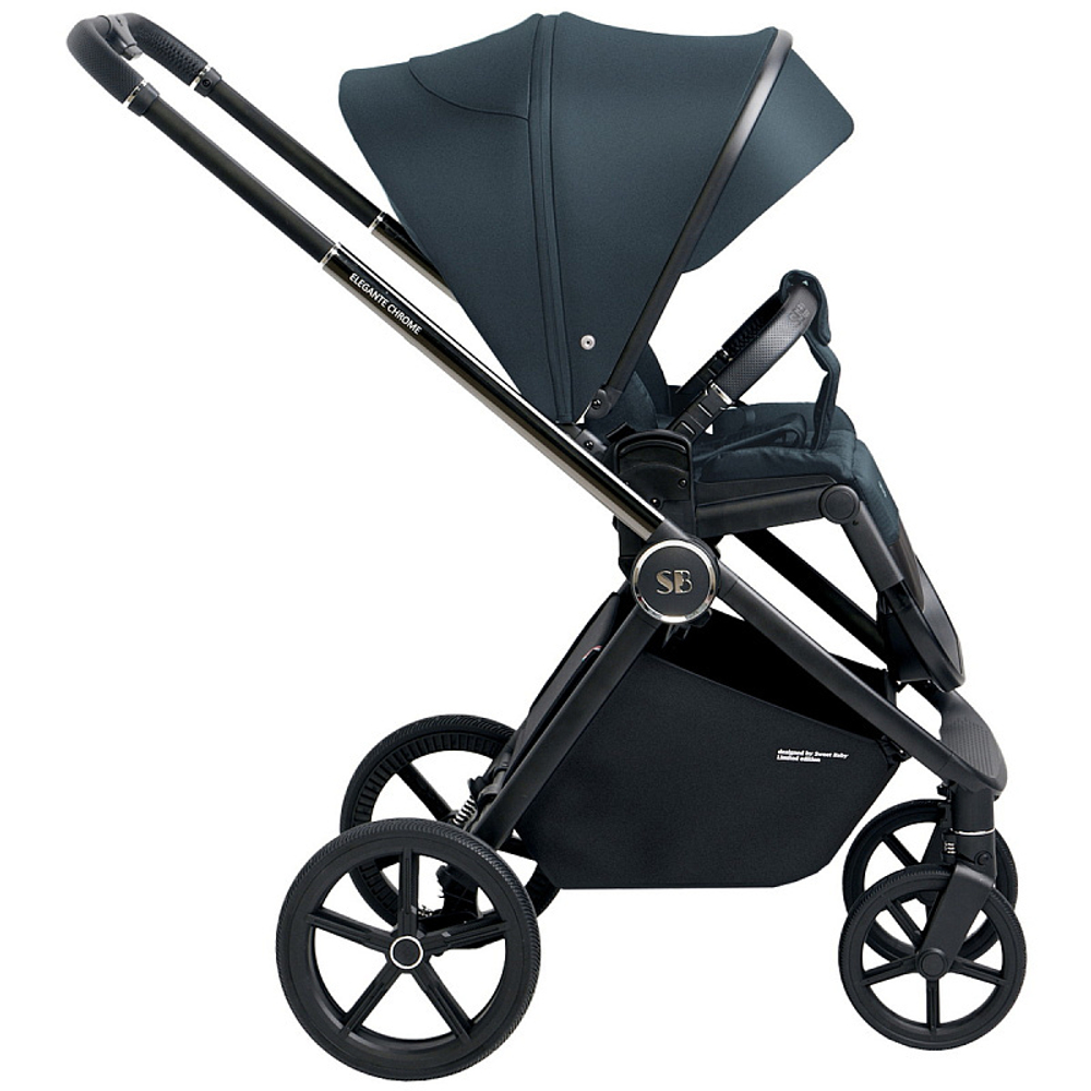 Детская коляска Sweet Baby Elegante 2 в 1 Chrome Blue