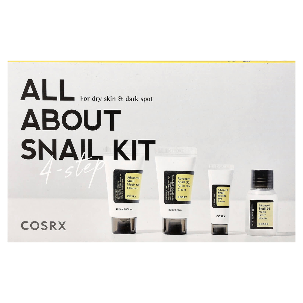 CosRx, All About Snail Kit, набор из 4 предметов
