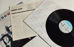 Винтажная виниловая пластинка LP Wings London Town (Japan 1978) (No Obi) EX