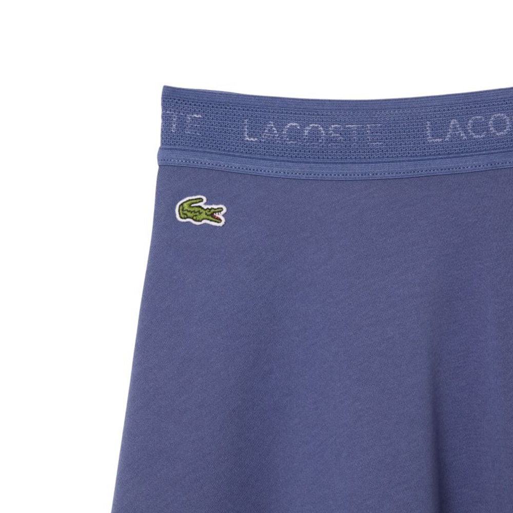 Детская теннисная юбка Lacoste Elastic Waist Interlock