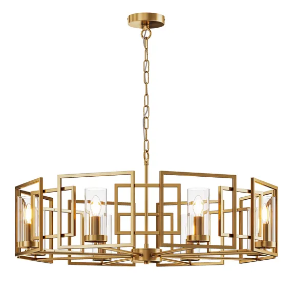 Подвесной светильник Боуи / Bowi E14х8 Maytoni h009pl-08g