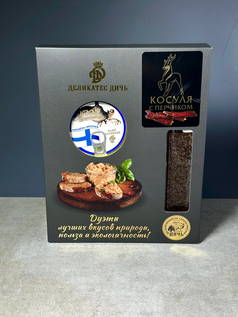 Подарочный набор Дуэт "Горная Косуля" с паштетом