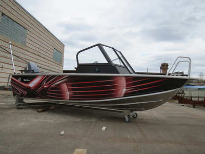 Катер-лодка алюминиевая WELLBOAT 45i