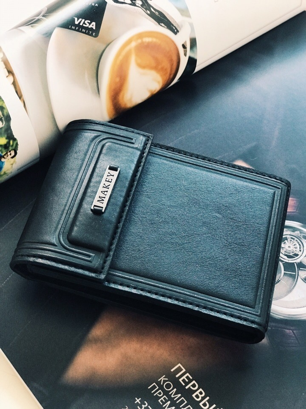 Кошелёк «Black Label». Цвет черный