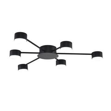 Потолочная люстра 6*GX53 8344/6C черный Torina Lumion