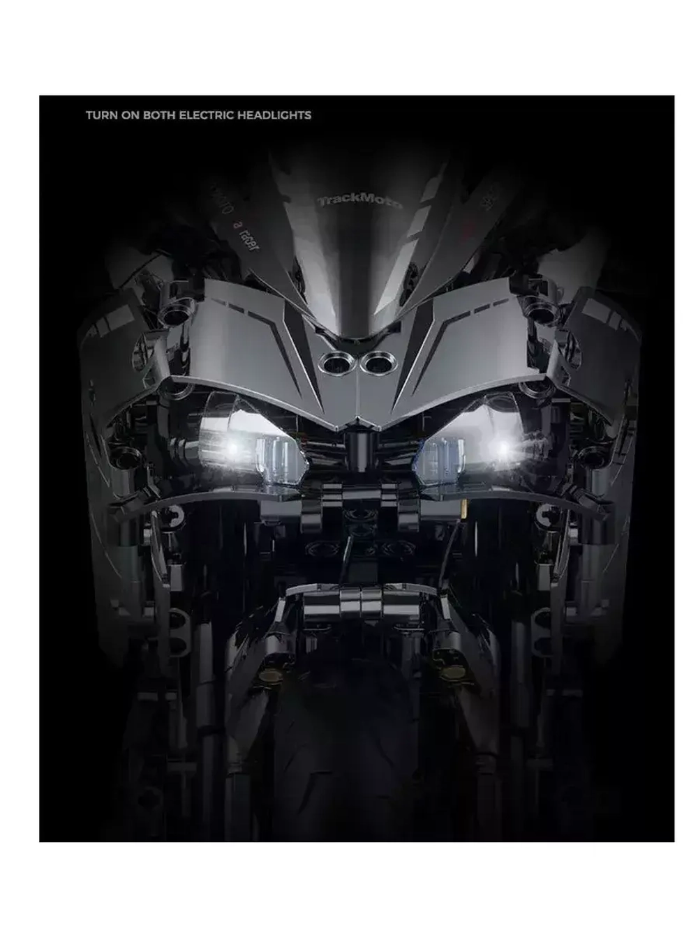 Конструктор Мотоцикл Kawasaki Ninja H2R 2156 деталей