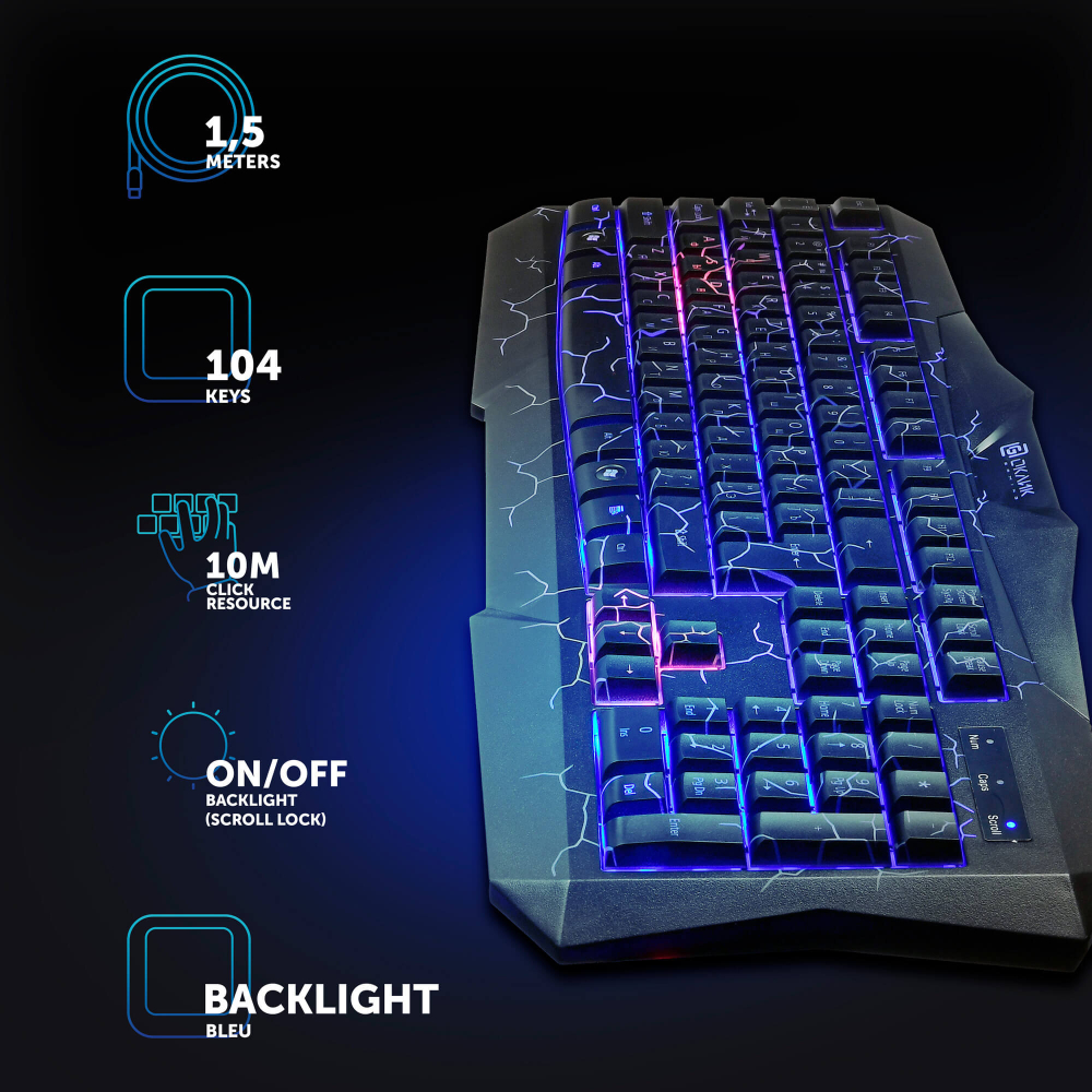 Игровой набор 3-в-1 Оклик HS-HKM100G IMPERIAL