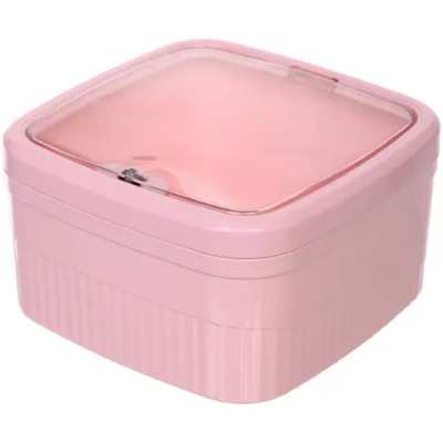 Контейнер для мусора»Стайл»1,6л розовый 163