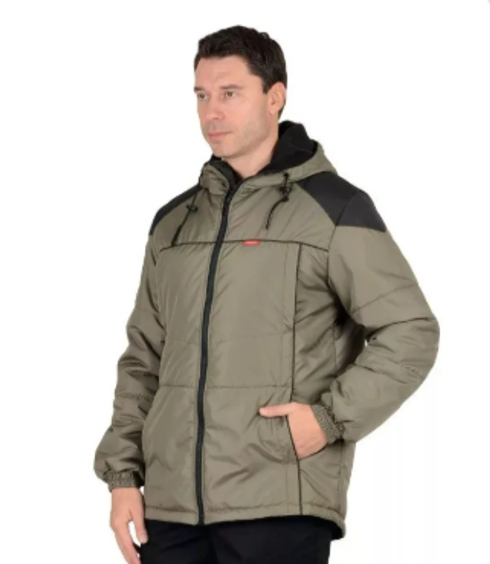 Куртка "Спринтер" мужская, оливковая с чёрным