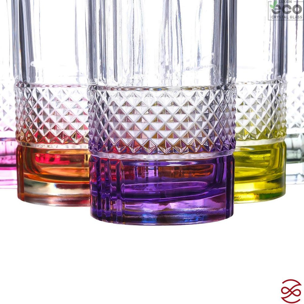 Набор стаканов для воды RCR Brillante Color 360мл (6 шт)