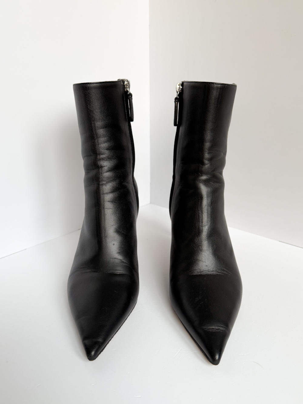 Кожаные ботильоны Kiton, 38