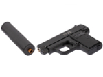 Пистолет пневматический Stalker SA25S Spring (Colt Model 1908) + ПБС, к.6мм (SA-3307125S)