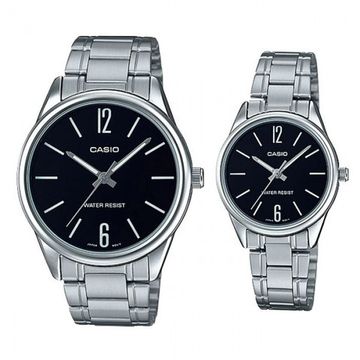 Парные часы Casio Standard: MTP-V005D-1B и LTP-V005D-1B