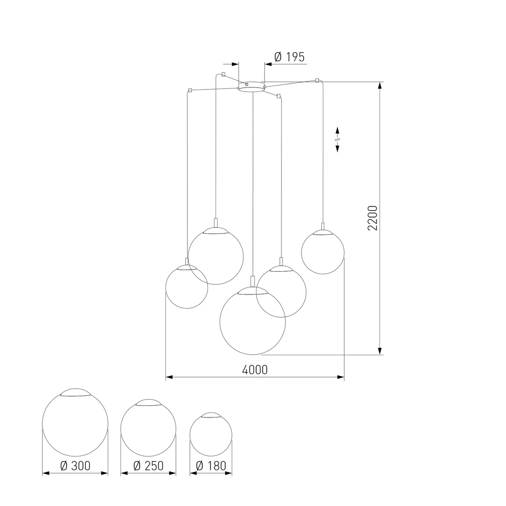 Подвесная люстра TK Lighting ESME 4791 Esme